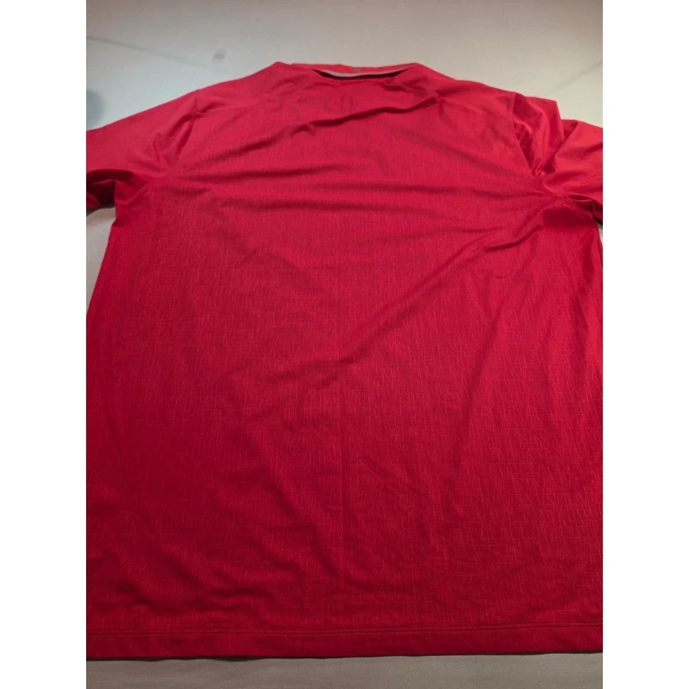 Nike Tiger Woods Collection Dri-FIT Golf Polo Red Textured XL 1151